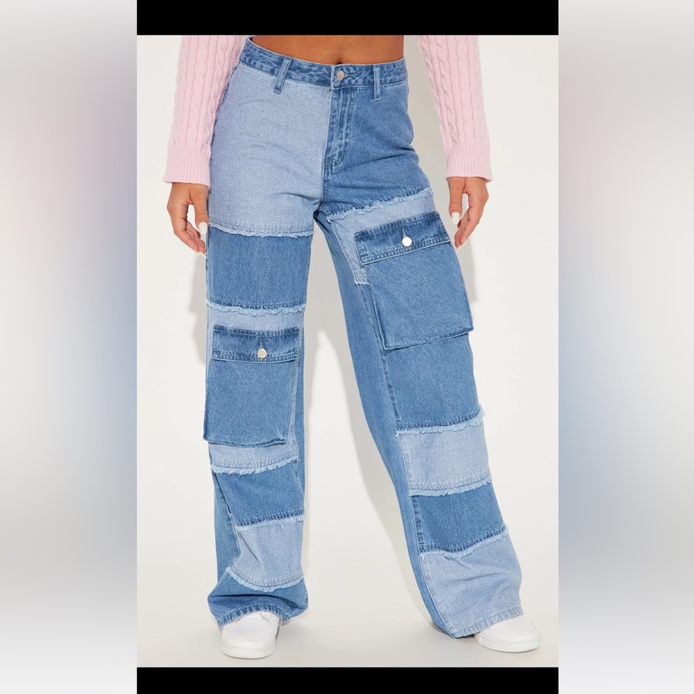 New Wide leg Denim jeans😍😍